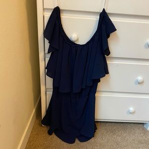 Blue romper size medium